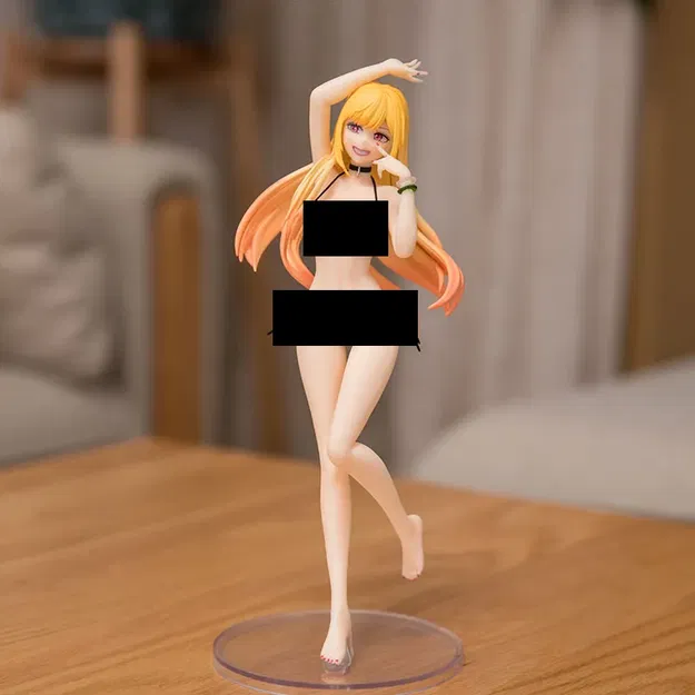 Cô Gái Anime/Hentai Sexy Mặc Bikini (Mô Hình 3D) - Image 1