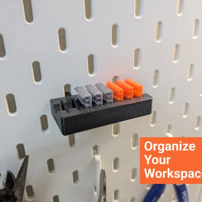 Skadis: Kệ cất filament clip “Grandma's Favorite” cho Ikea Skadis