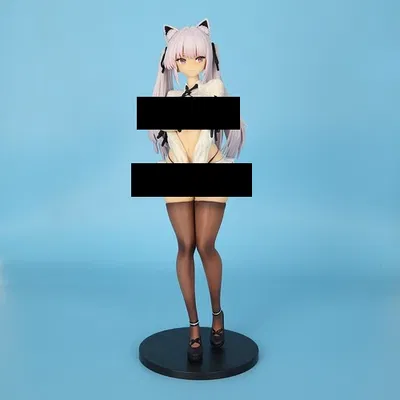 Cô Gái Mèo Anime / Hentai Màu Xanh