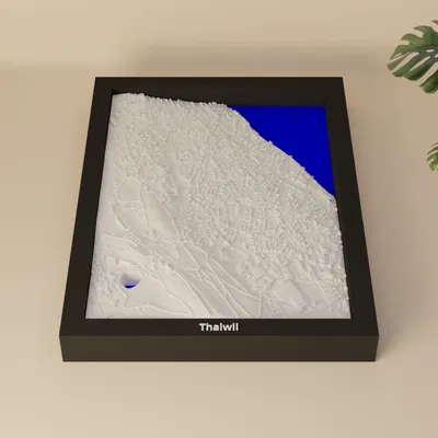 Thalwil, Switzerland - 3D Miniature