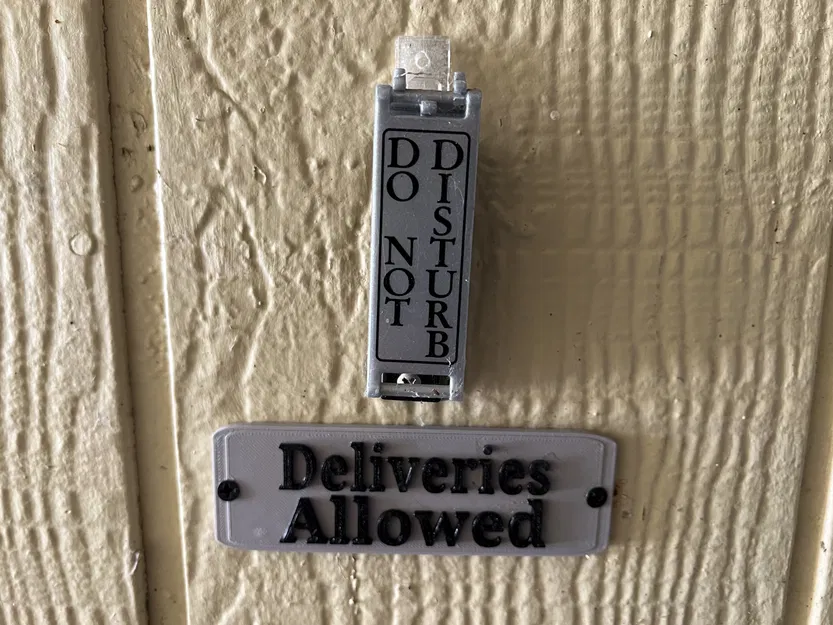 Bảng “Deliveries Allowed” (Cho phép giao hàng bấm chuông) - Image 2