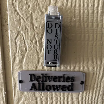 Bảng “Deliveries Allowed” (Cho phép giao hàng bấm chuông)