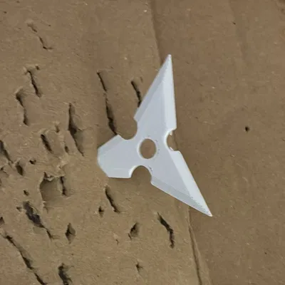Shuriken throwing star in nhanh, dễ in