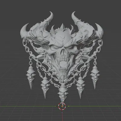 Huy Hiệu Sọ Quỷ – Dark Fantasy Gothic