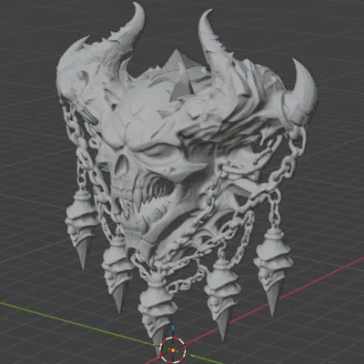 Huy Hiệu Sọ Quỷ – Dark Fantasy Gothic