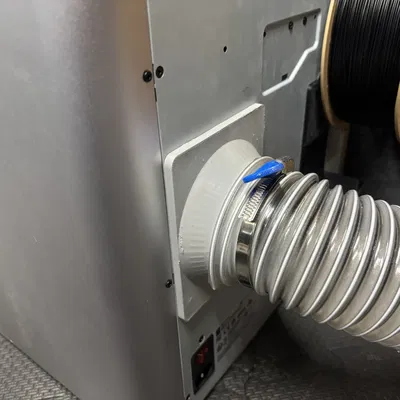 Cổng xả nam châm cho Bambu X1C (ống 3 inch)