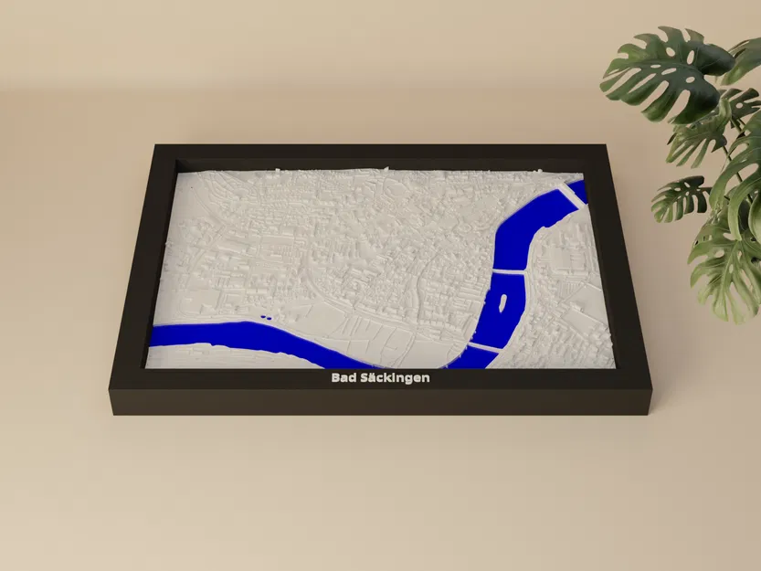 Bad Säckingen, Đức - Mô hình thu nhỏ 3D - Image 1