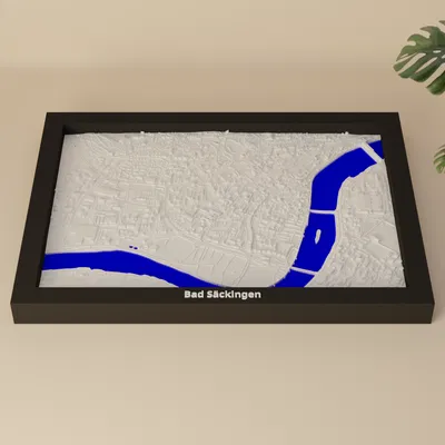 Bad Säckingen, Đức - Mô hình thu nhỏ 3D