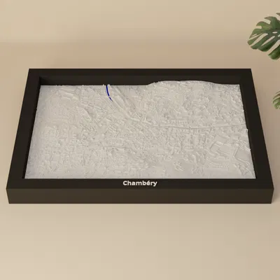 Chambéry, Pháp - Mô hình thu nhỏ 3D