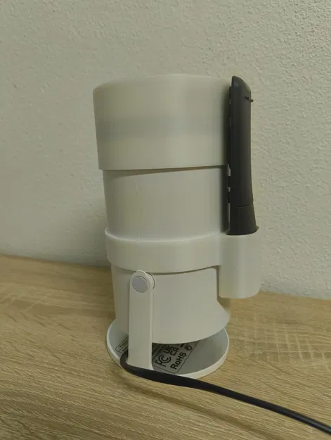 Nâng cấp HY300 Pro (Temu): Giá để Remote & Nắp chụp máy chiếu - Image 3