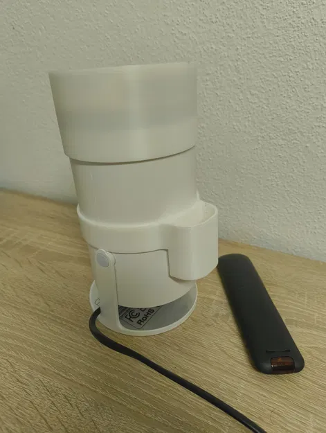 Nâng cấp HY300 Pro (Temu): Giá để Remote & Nắp chụp máy chiếu - Image 4