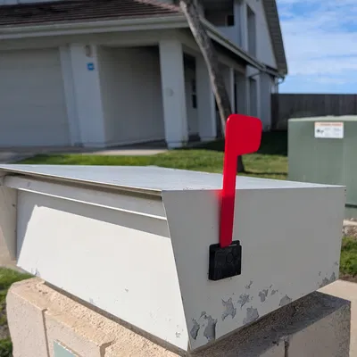 Cờ hộp thư (mailbox flag) với lỗ bắt ốc lớn hơn