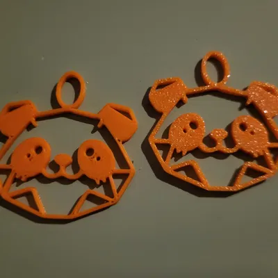 Bông tai - 063 - Dễ in - Miễn phí