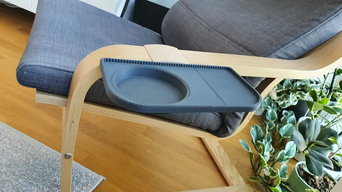 Bàn gắn tay vịn cho ghế IKEA Poang - Image 2