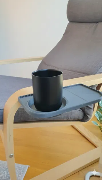 Bàn gắn tay vịn cho ghế IKEA Poang - Image 3