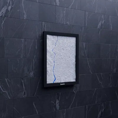 Susono, Japan - 3D Miniature | Mô hình địa hình topo 3D thu nhỏ