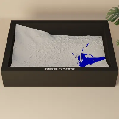 Bourg-Saint-Maurice, Pháp - 3D Miniature