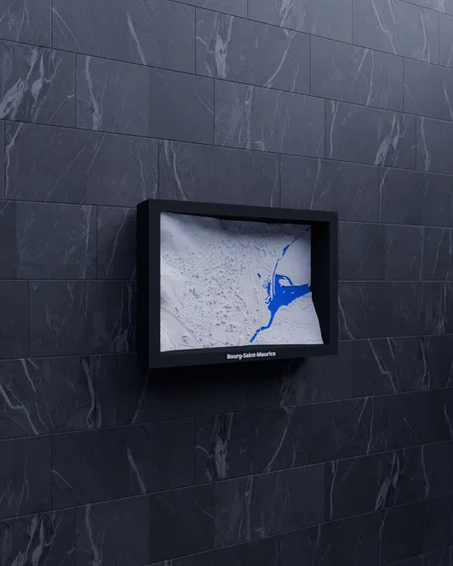 Bourg-Saint-Maurice, Pháp - 3D Miniature - Image 4