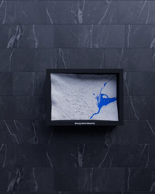 Bourg-Saint-Maurice, Pháp - 3D Miniature - Image 5