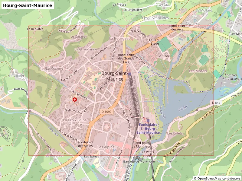 Bourg-Saint-Maurice, Pháp - 3D Miniature - Image 8