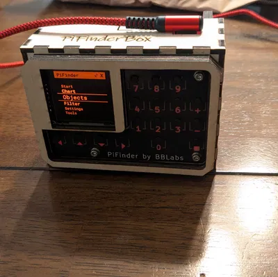 PiFinderBox - Hộp gỗ laser cut cho PiFinder