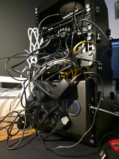 Giá đỡ mini rack 1U cho Solight PO80B - Image 3