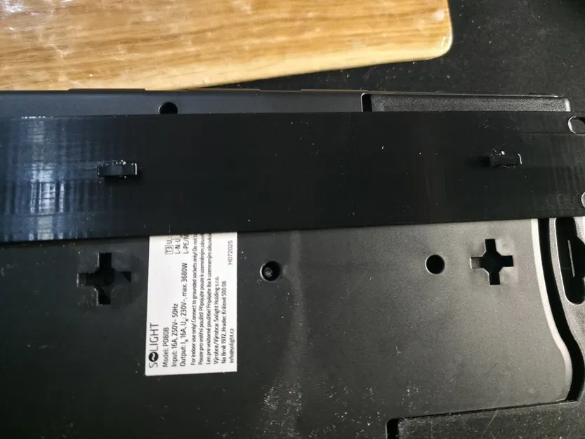 Giá đỡ mini rack 1U cho Solight PO80B - Image 4