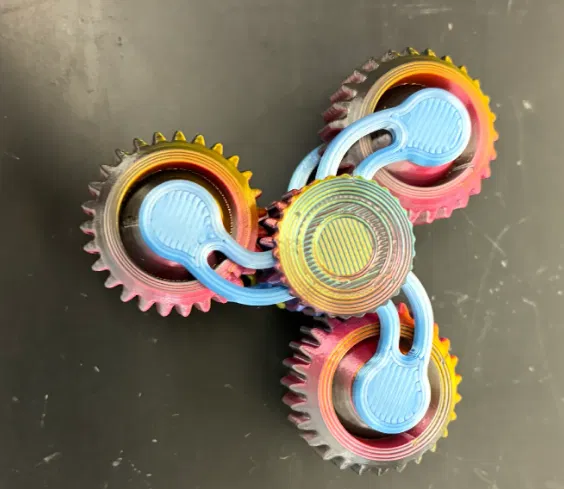 Gear Fidget – fidget spinner in 3D print làm từ bánh răng - Image 1