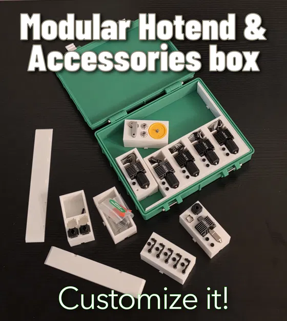 Hộp Modular cho Hotend & Phụ Kiện Bambu Lab P/X Series - Image 1