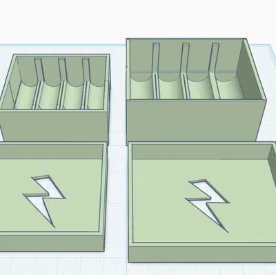 Hộp lưu trữ pin AA và AAA (Energy Rod Storage)