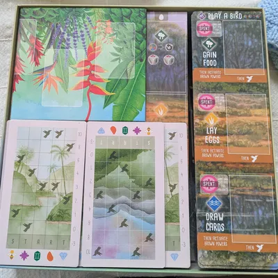 Bộ Organizer Wingspan cho Bài Bọc Sleeve và Token