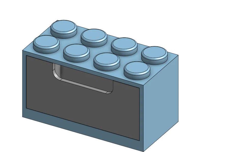 Hộp lưu trữ gạch xếp chồng (Stackable Brick Storage) - Image 1