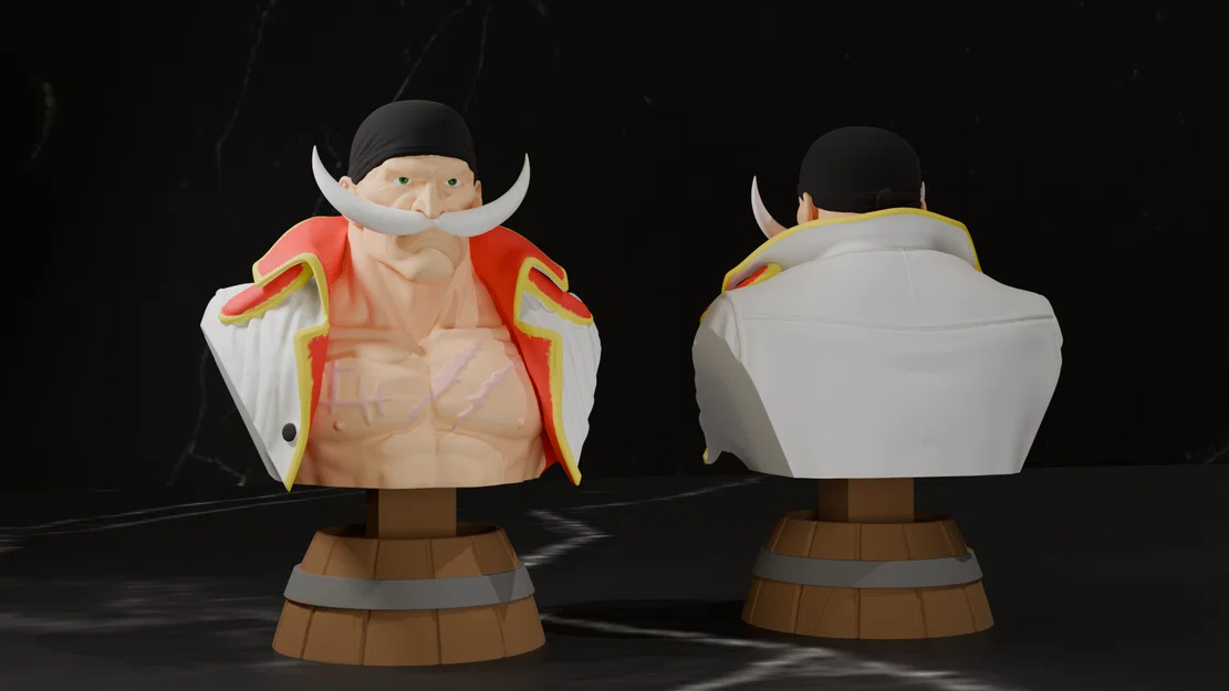 Tượng Bán Thân Râu Trắng (Whitebeard Bust) - One Piece - Image 1