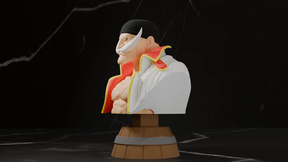 Tượng Bán Thân Râu Trắng (Whitebeard Bust) - One Piece - Image 4