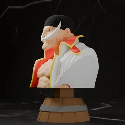 Tượng Bán Thân Râu Trắng (Whitebeard Bust) - One Piece