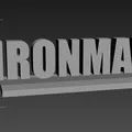 Display Name Tag - IRONMAN – Modular Collectible System – #SAVFX - Thumbnail 1