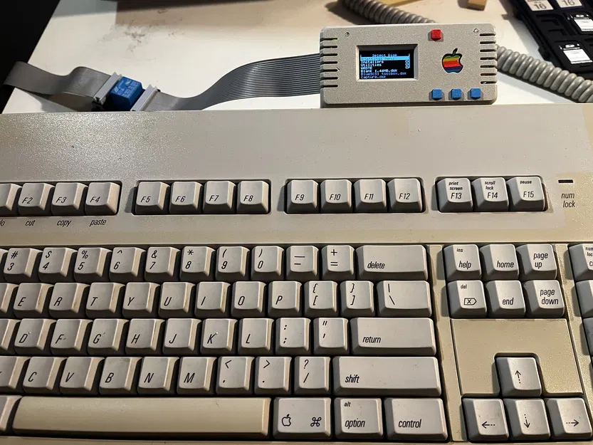 Đế vỏ Floppy Emu Apple ][ cho Apple Extended Keyboard - Image 1