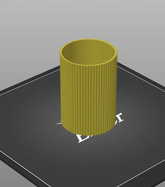 Ống Đựng Bút (Pen Holder) Vân Gân Sọc Dọc - Image 1