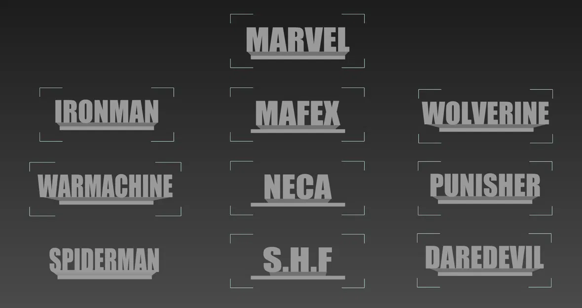 Thẻ Tên Trưng Bày Warmachine – Modular Collectible System – #SAVFX - Image 6