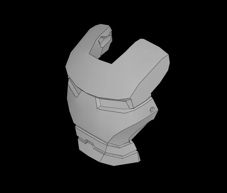 Kính che mũ Minifig Iron Man tương thích LEGO (10908.dat) - Image 1