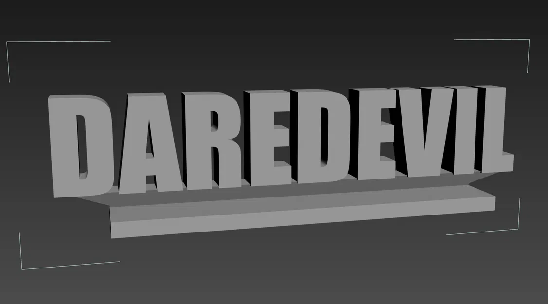 Thẻ Tên Trưng Bày - DAREDEVIL – Modular Collectible System – #SAVFX - Image 1