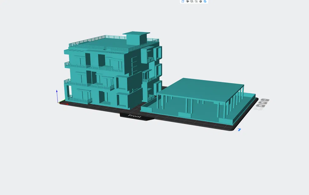 Tòa nhà xây dựng (đang thi công) - kèm đế - Image 1