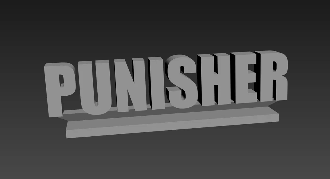 Display Name Tag - PUNISHER – Hệ trưng bày modular sưu tầm – #SAVFX - Image 1