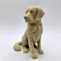 Tượng Golden Retriever Ngồi (Seated Golden Retriever Sculpture) - Thumbnail 2