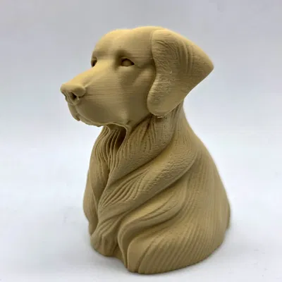 Tượng Bán Thân Chó Golden Retriever