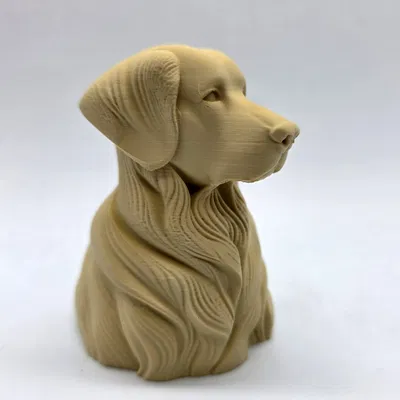 Tượng Bán Thân Chó Golden Retriever