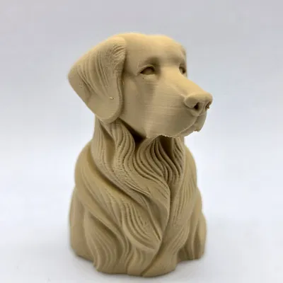 Tượng Bán Thân Chó Golden Retriever