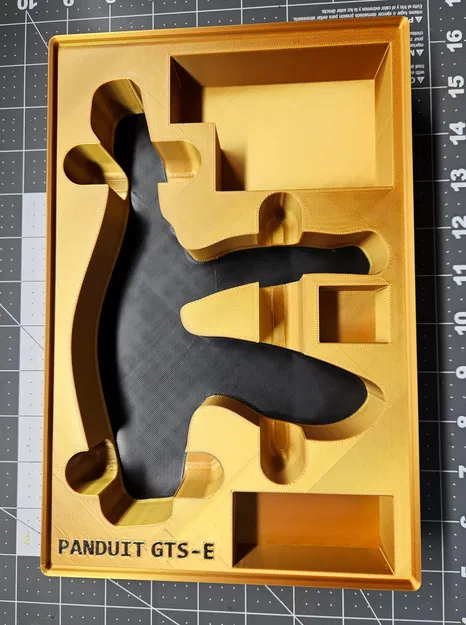 Gridfinity cho dụng cụ siết dây rút Panduit GTS-E (Cable Tie Tool) - Image 2