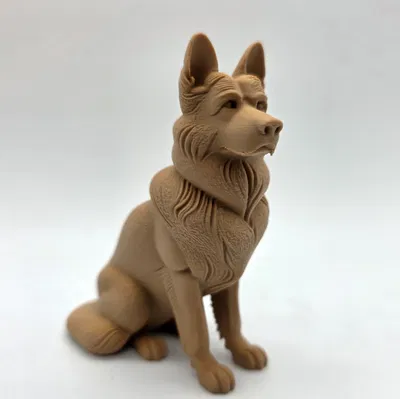 Chó chăn cừu Đức ngồi (Seated German Shepherd)