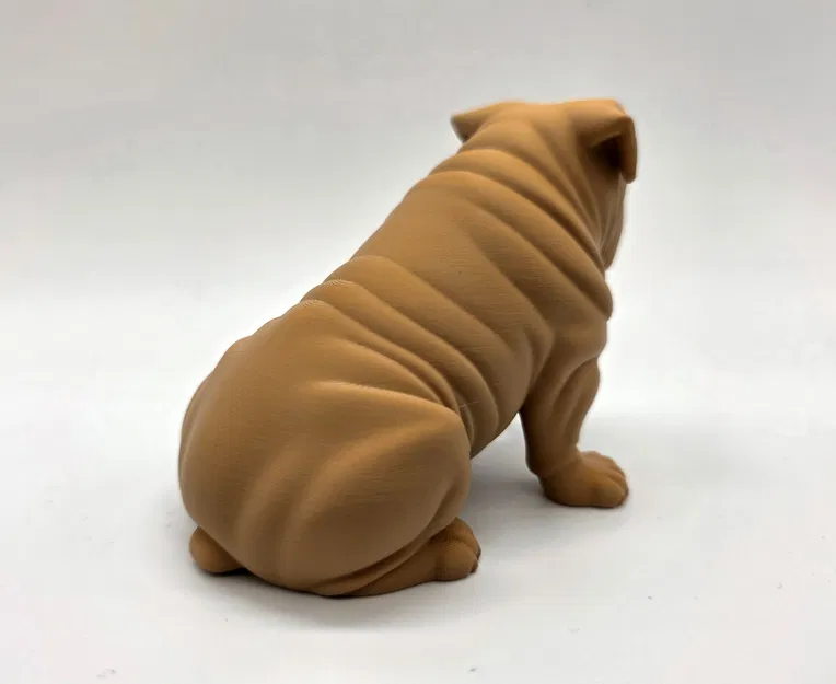 Chó Bulldog Anh ngồi (Seated English Bulldog) - Image 4